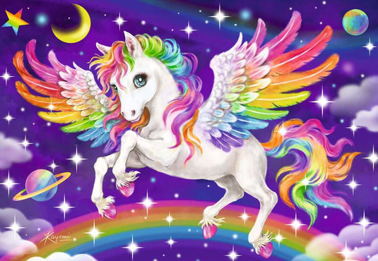Unicorns & Pegasus 2x24 Piece Jigsaw Puzzle by Ravensburger - 3