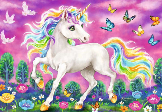 Unicorns & Pegasus 2x24 Piece Jigsaw Puzzle by Ravensburger - 2
