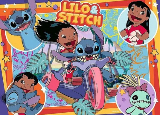 Stitch 4x100 Piece Jigsaw Puzzle by Ravensburger - 2
