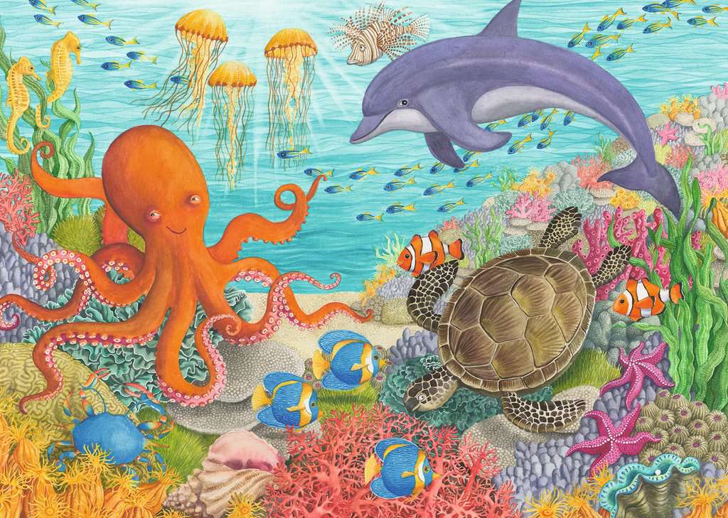 Ocean Friends 35 Piece Jigsaw Puzzle by Ravensburger