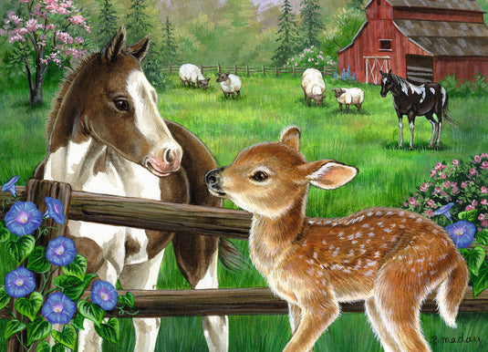 New Neighbors 60 Piece Jigsaw Puzzle by Ravensburger - 2