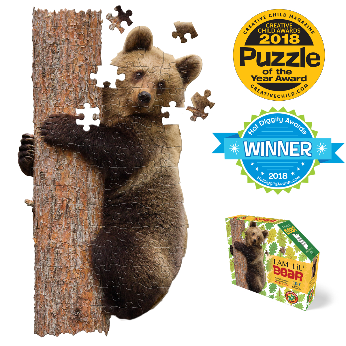 I Am Lil' Bear 100 Piece Puzzle by Madd Capp