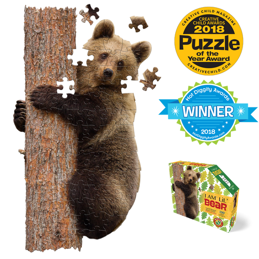 I Am Lil' Bear 100 Piece Puzzle by Madd Capp Main Puzzle