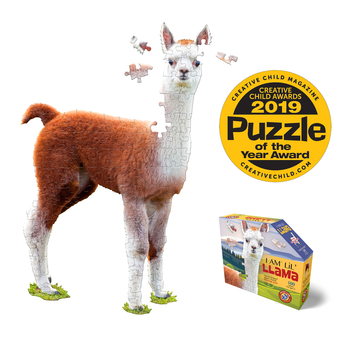 I Am Lil' Llama 100 Piece Puzzle by Madd Capp