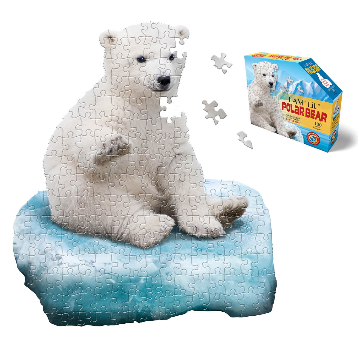I Am Lil' Polar Bear 100 Piece Puzzle by Madd Capp