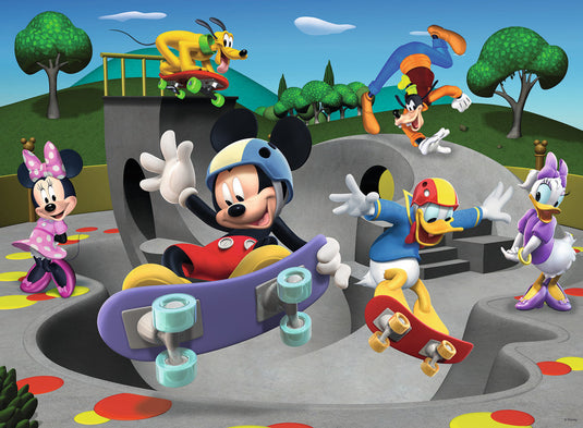 At the Skate Park 100 Piece Jigsaw Puzzle by Ravensburger - 2