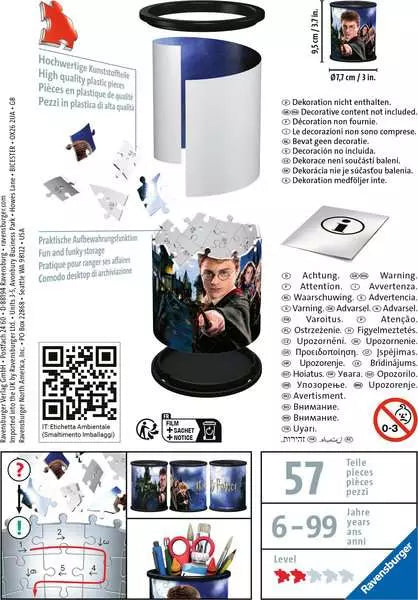 Harry Potter Utensil Cup 54 Piece 3D Puzzle by Ravensburger