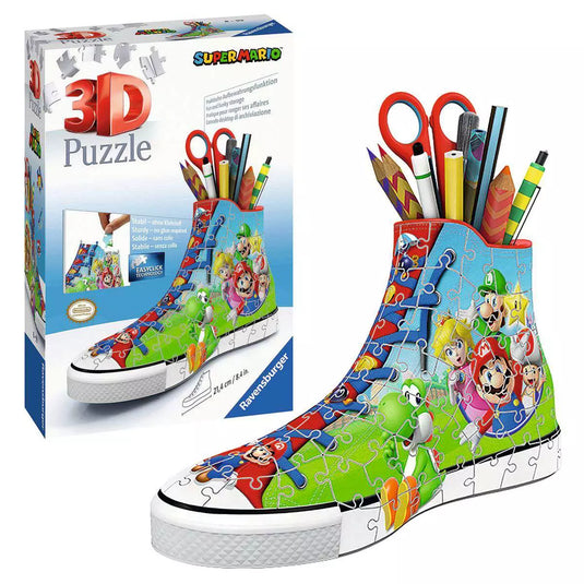 Super Mario Sneaker 108 Piece Jigsaw Puzzle by Ravensburger