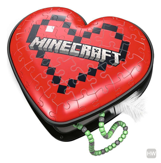 Minecraft Heart 54 Piece 3D Puzzle by Ravensburger