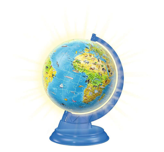 3D Children's Globe Night Edition 180 Piece Puzzle by Ravensburger - 3
