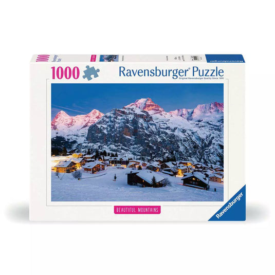 Bernese Oberland, Murren 1000 Piece Jigsaw Puzzle by Ravensburger - 1