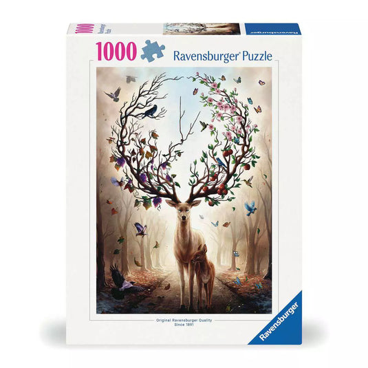 Fantasy Deer 1000 Piece Jigsaw Puzzle by Ravensburger