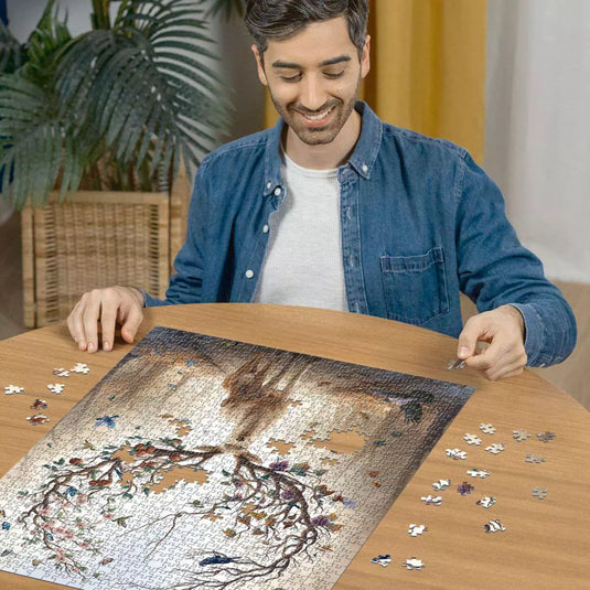 Fantasy Deer 1000 Piece Jigsaw Puzzle by Ravensburger