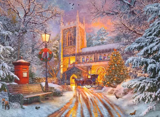 Magical Christmas Starline 500 Piece Jigsaw Puzzle by Ravensburger - 1