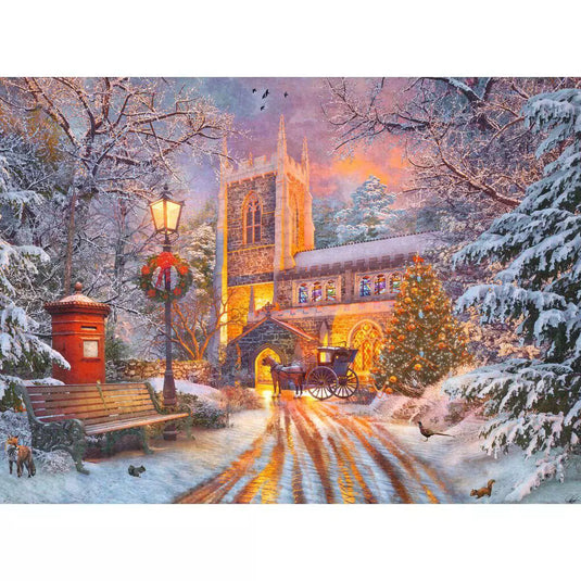 Magical Christmas Starline GITD 500 Piece Jigsaw Puzzle by Ravensburger