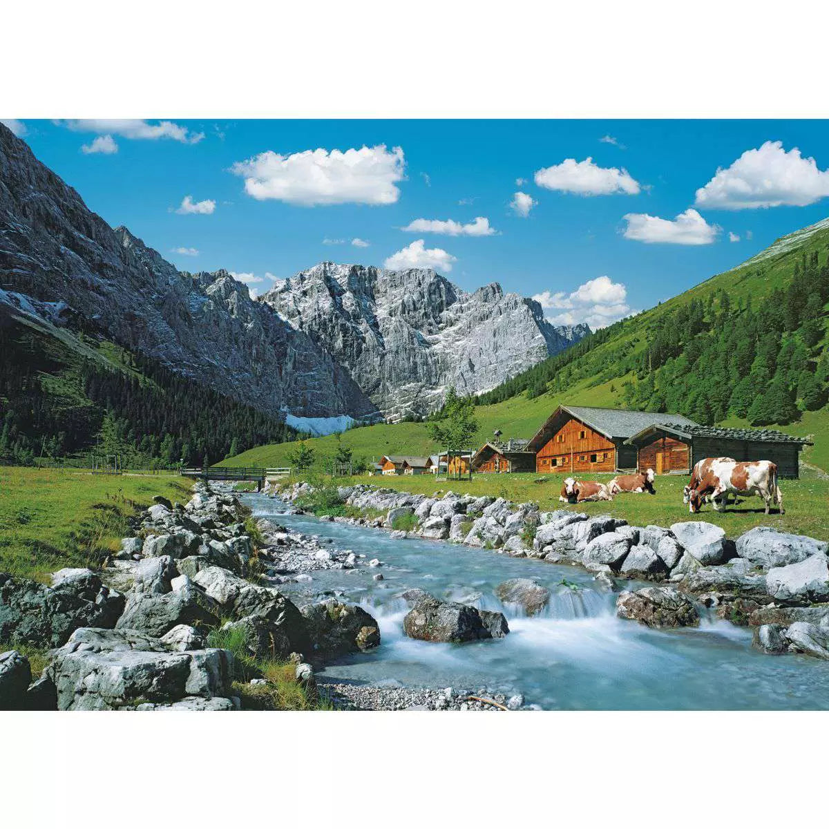 Austrian Mountains 1000 Piece Jigsaw Puzzle by Ravensburger