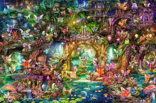 Hidden World of Fairies 4000 Piece Puzzle by Ravensburger - 2