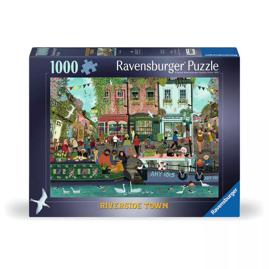 Riverside Town 1000 Piece Jigsaw Puzzle by Ravensburger