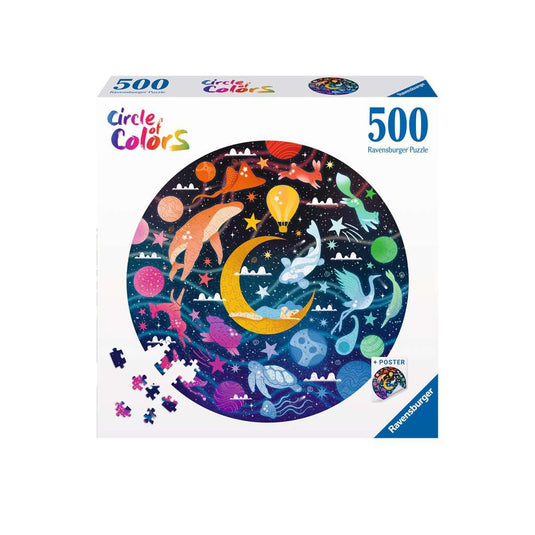 Dreams 500 Piece Round Jigsaw Puzzle - 1