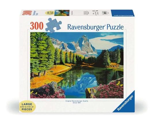 Rocky Mountain Reflections 300 Piece Large Format by Ravensburger - 1
