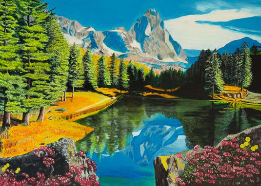 Rocky Mountain Reflections 300 Piece Large Format by Ravensburger - 2