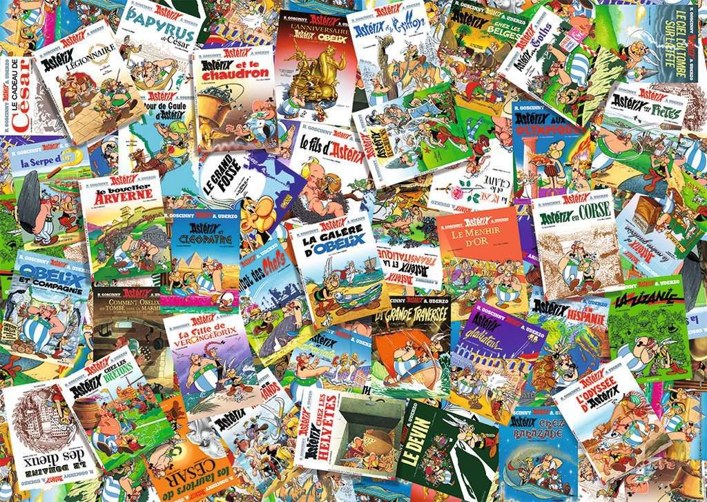 Les Albums d'Astérix 1000 Piece Jigsaw Puzzle by Nathan