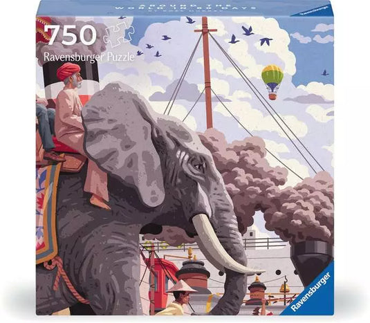 Art&Soul: Around The World in 80 Days 750 Piece Jigsaw Puzzle by Ravensburger - 1