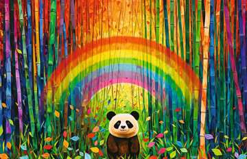 Puzzle Moments: Bamboo Panda 200 Piece Jigsaw Puzzle by Ravensburger