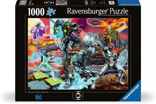DC Cyborg Collector's Ed. 1000 Piece Jigsaw Puzzle by Ravensburger - 1