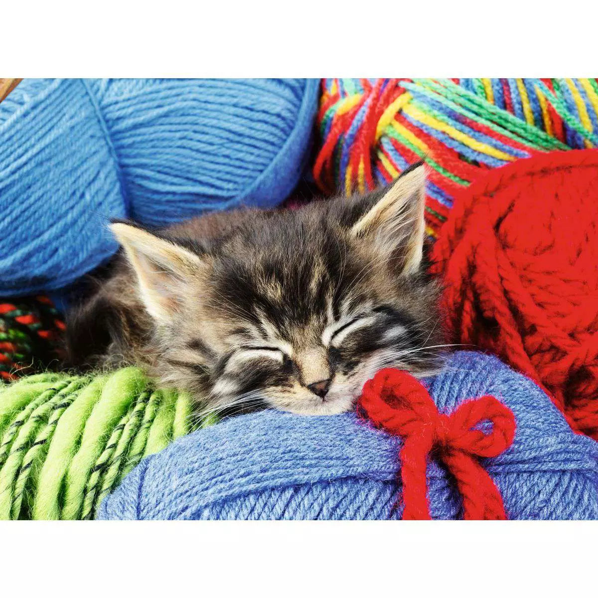 Wool Cat 100 Piece Jigsaw Puzzle by Ravensburger