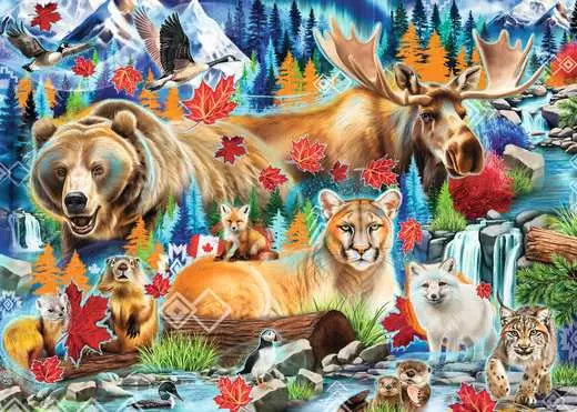 Wild Canada 1000 Piece Jigsaw Puzzle by Ravensburger - 2