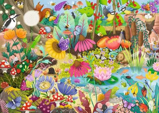 Little Garden World 1000 Piece Jigsaw Puzzle by Ravensburger