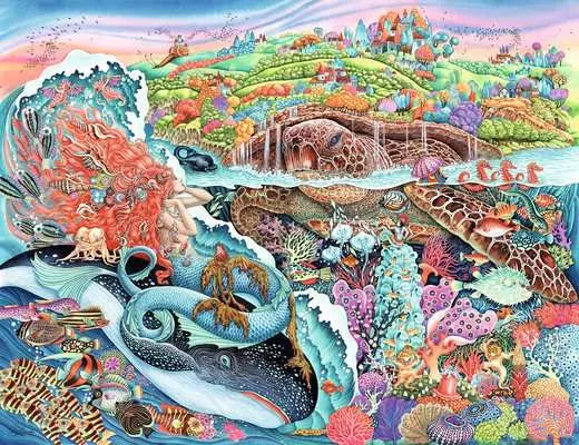Thalassic Tale 2000 Piece Jigsaw Puzzle by Ravensburger - 2