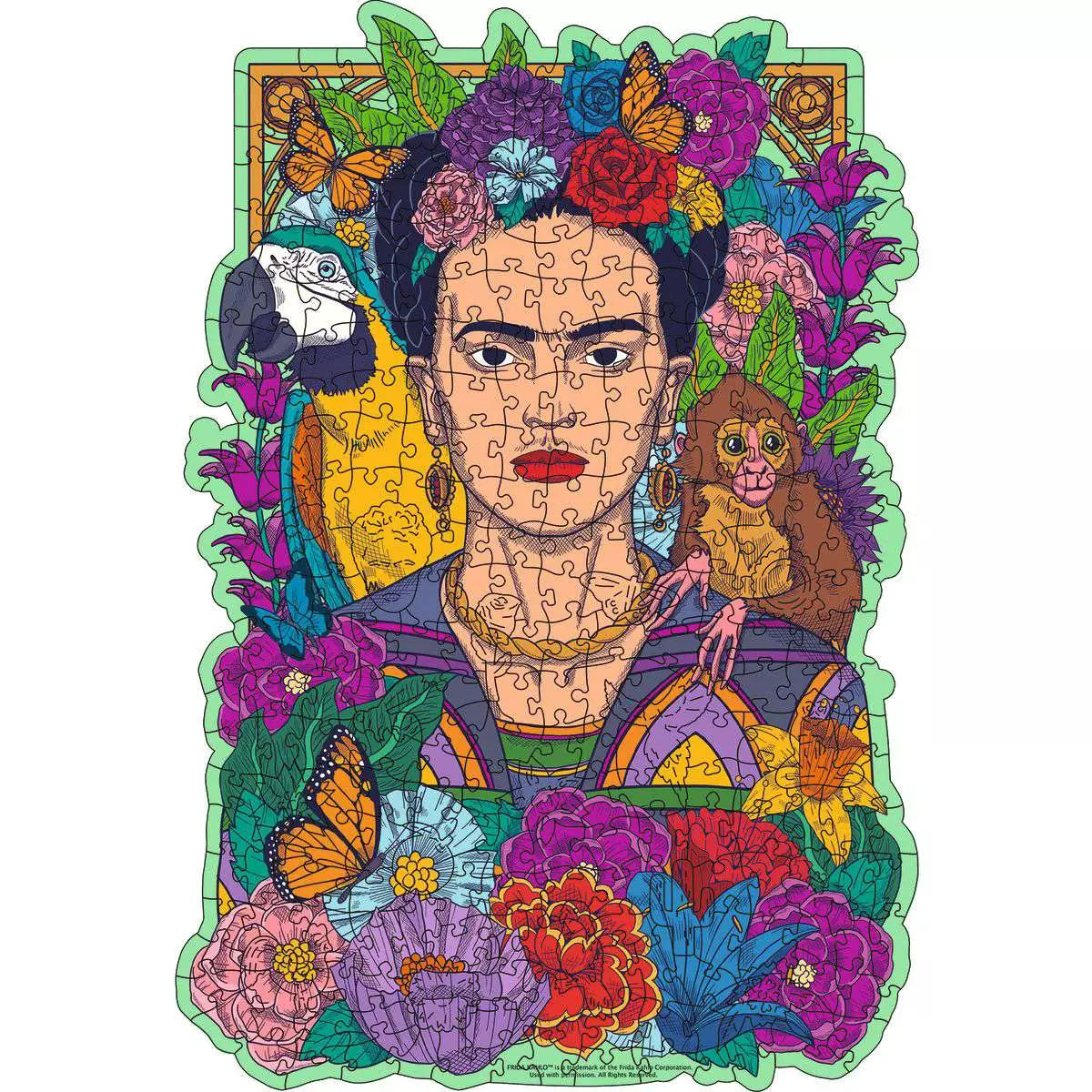 Frida Kahlo 300 Piece Wooden Jigsaw Puzzle by Ravensburger