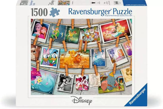 Disney Photographs 1500 Piece Jigsaw Puzzle by Ravensburger - 1