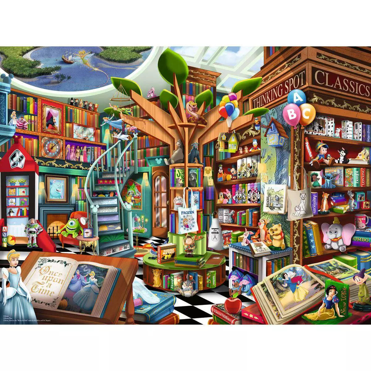 Magical Disney Bookshop 1500 Piece Jigsaw Puzzle by Ravensburger