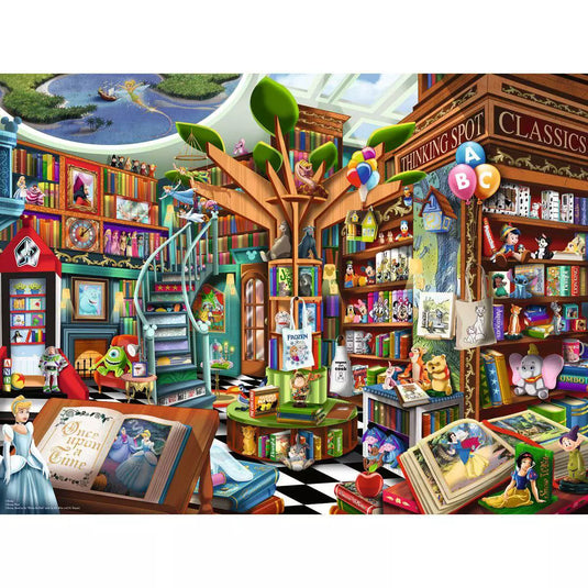 Magical Disney Bookshop 1500 Piece Jigsaw Puzzle by Ravensburger