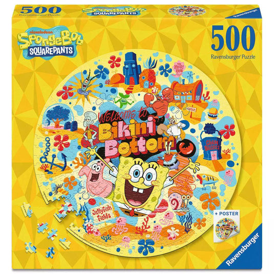 Spongebob Squarepants 500 Piece Jigsaw Puzzle by Ravensburger
