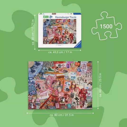 Trip to Tokyo 1500 Piece Jigsaw Puzzle by Ravensburger