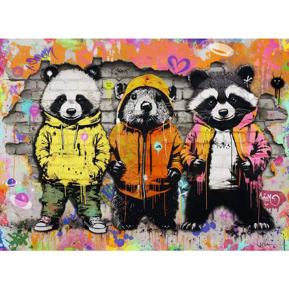 Furry Friends 500 Piece Jigsaw Puzzle by Ravensburger