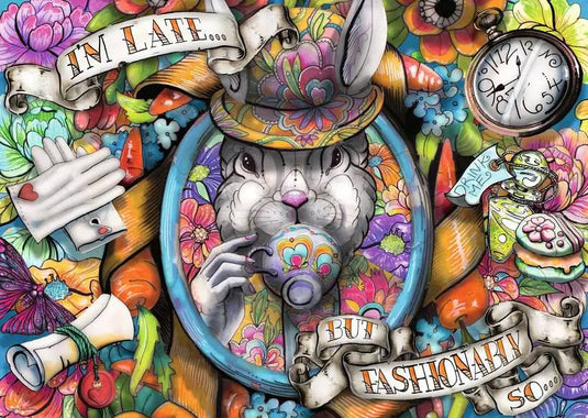 Fashionably Late 1000 Piece Jigsaw Puzzle by Ravensburger