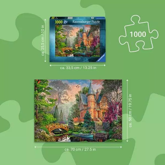 Terracotta Mansion 1000 Piece Jigsaw Puzzle by Ravensburger