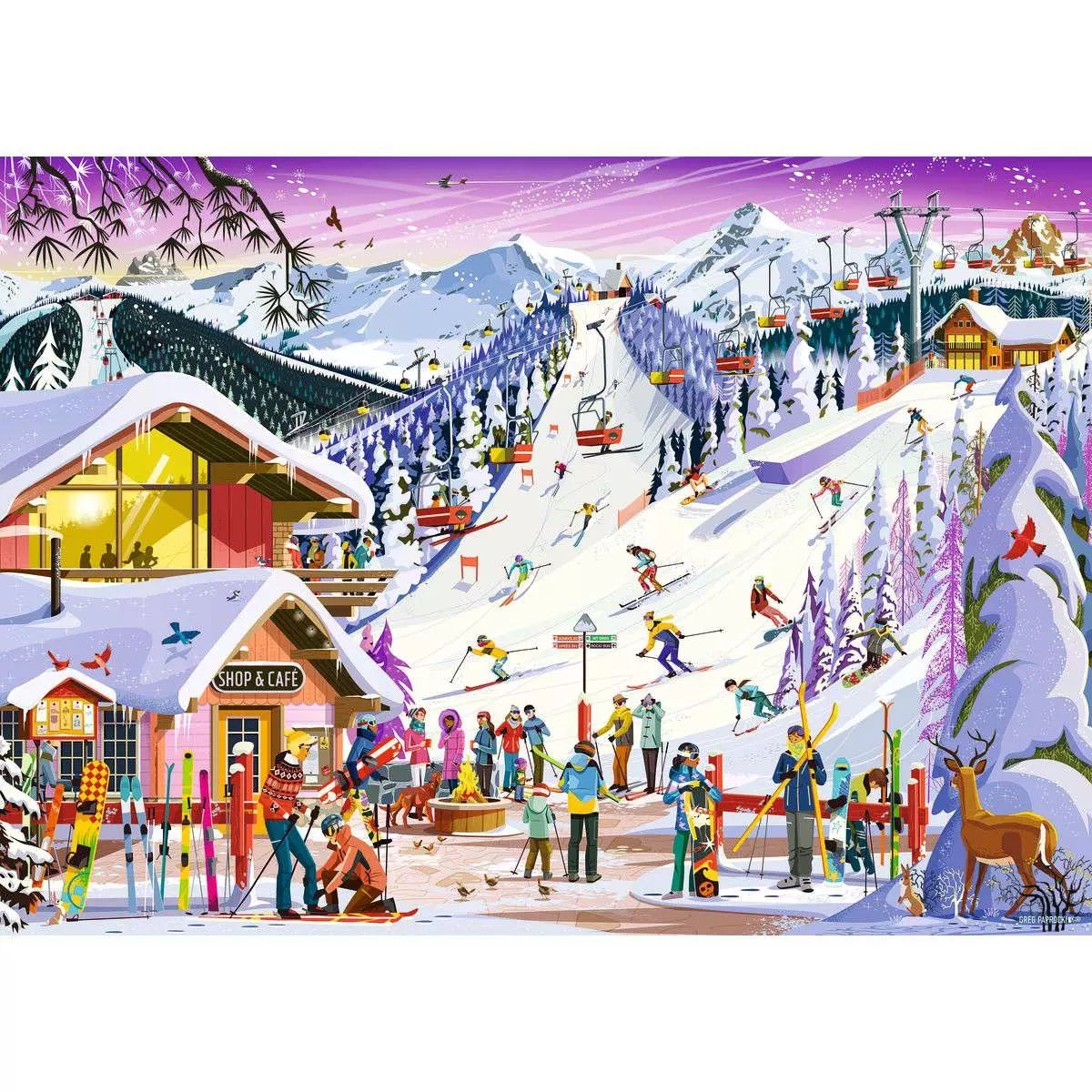 Slopeside Spirit 1000 Piece Jigsaw Puzzle by Ravensburger