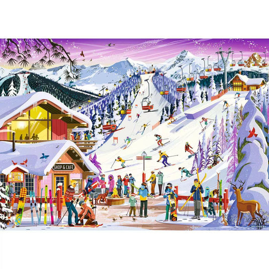 Slopeside Spirit 1000 Piece Jigsaw Puzzle by Ravensburger - 2
