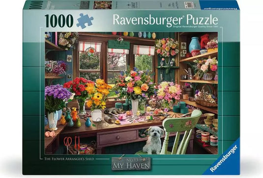 Flower Arranger's Shed 1000 Piece Jigsaw Puzzle by Ravensburger