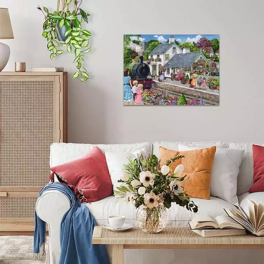 Whistle Stop Cottage 1000 Piece Jigsaw Puzzle by Ravensburger