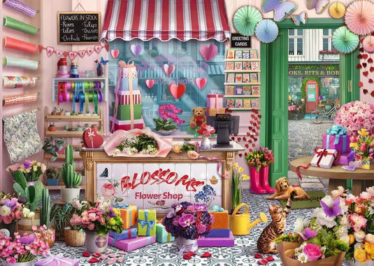 Blossoms Flower Shop 1000 Piece Jigsaw Puzzle by Ravensburger