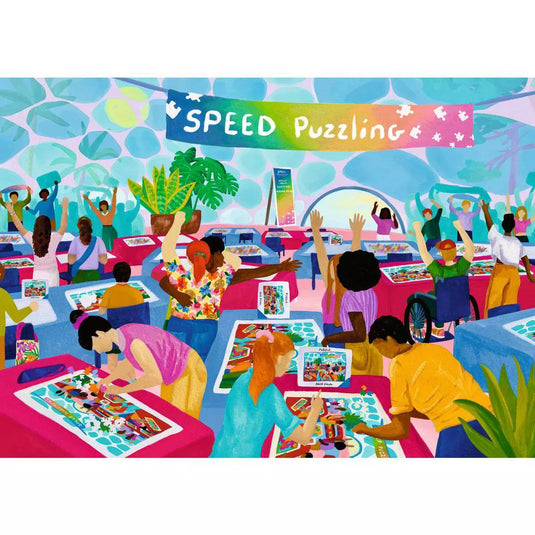 Speed Puzzling 1000 Piece Jigsaw Puzzle by Ravensburger