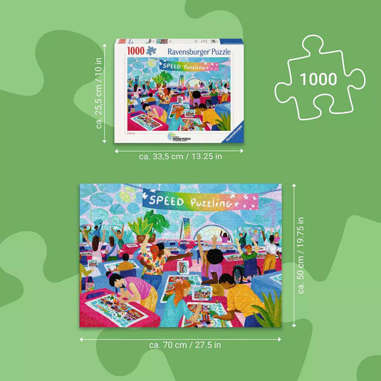 Speed Puzzling 1000 Piece Jigsaw Puzzle by Ravensburger