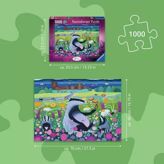 Meadow Mischief 1000 Piece Jigsaw Puzzle by Ravensburger